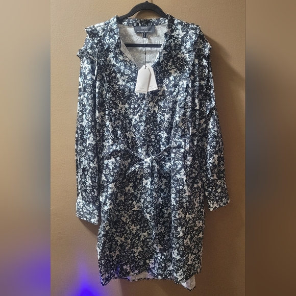 NWT Universal Standard x Erdem Primrose Shirt Dress Chambray Bud Size M US 18-20 - Picture 4 of 12